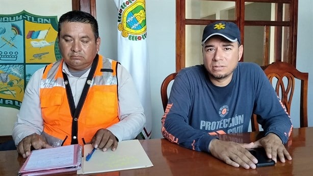 Amenaza en Nautla con fractura de muro de contención; alcalde urge a Conagua a repararlo