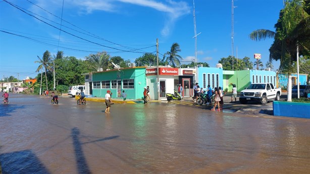 Se desborda el río Jamapa, agua inunda la ciudad | VIDEO