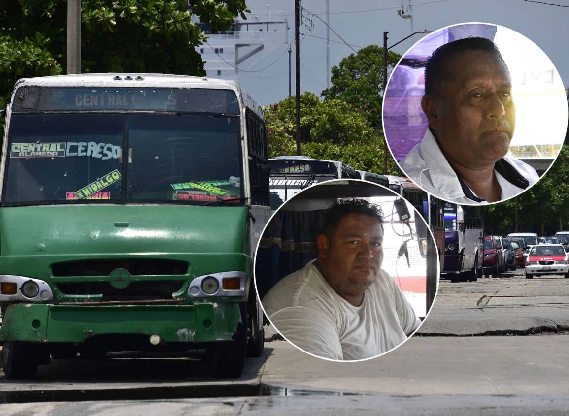 Tras asesinato de colega, exigen seguridad choferes del servicio urbano en Coatzacoalcos | VIDEO