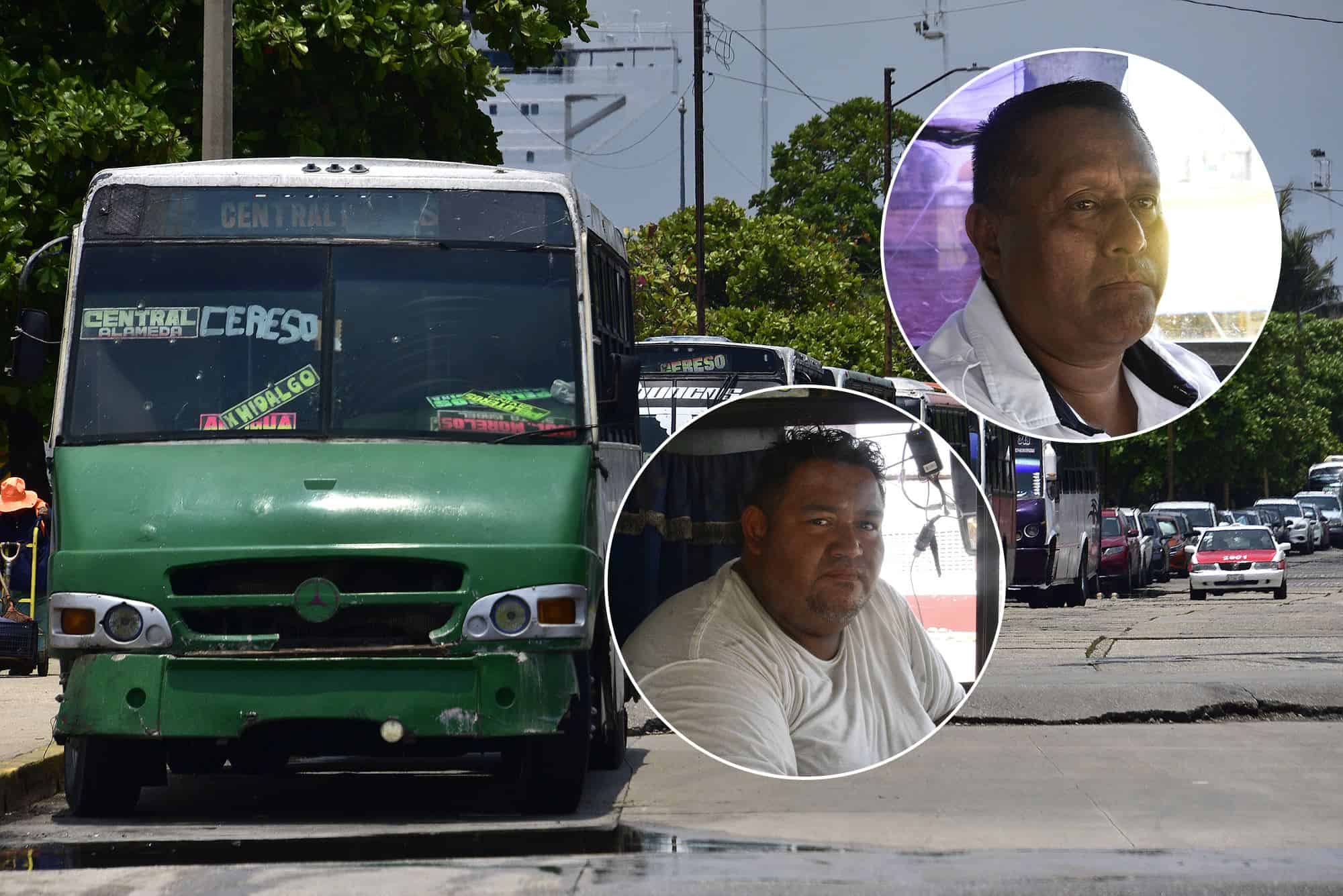 Tras asesinato de colega, exigen seguridad choferes del servicio urbano en Coatzacoalcos 