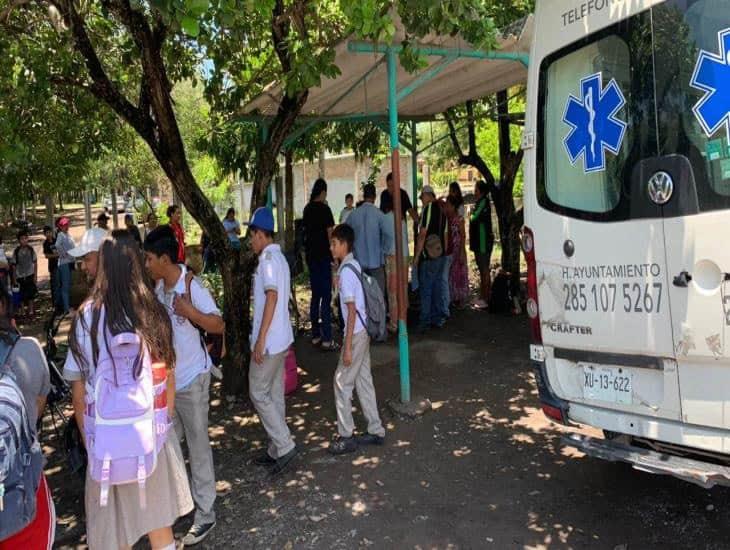 Estudiante de secundaria en Paso de Ovejas termina en hospital tras derrapar en motocicleta