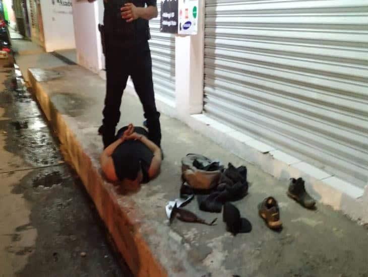 Golpean a presunto ladrón de moto en Martínez de la Torre, Veracruz