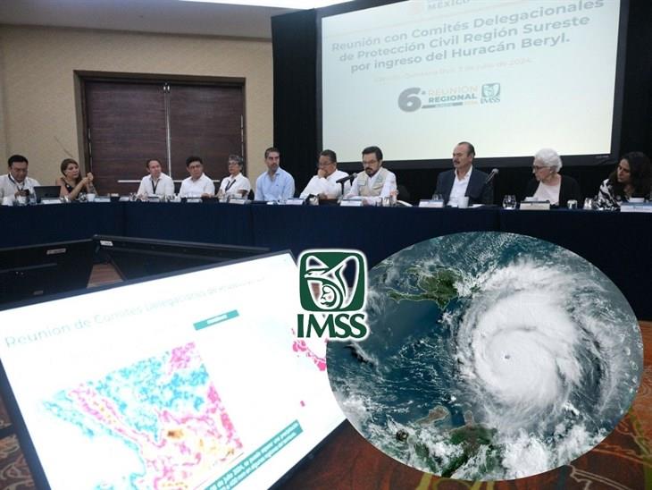 IMSS prevenido ante la llegada del huracán Beryl: Zoé Robledo