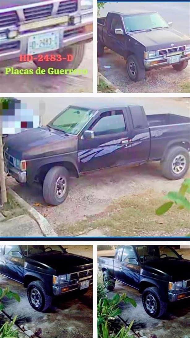 Piden ayuda para encontrar una camioneta robada en Veracruz