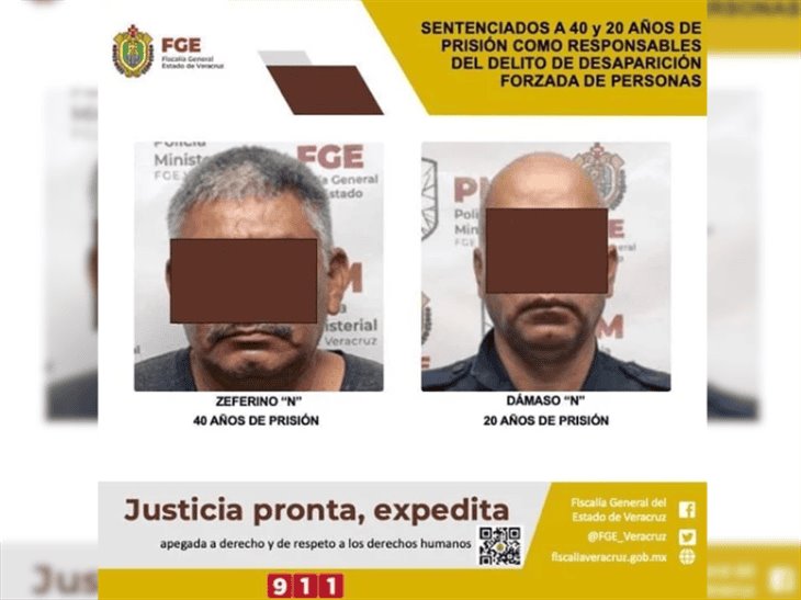 Sentencian a dos ex policías de Tierra Blanca por desaparición forzada en Córdoba