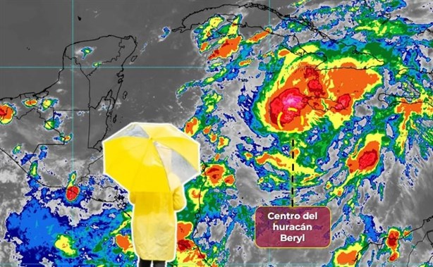 Huracán Beryl se acerca a México, ¿qué debes hacer ante la Alerta Naranja, Amarilla o Verde?