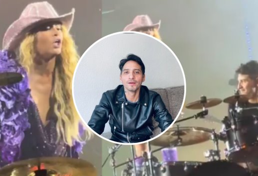 Luis Martínez Chunky Drums se pronuncia ante polémico regaño de Paulina Rubio en pleno concierto