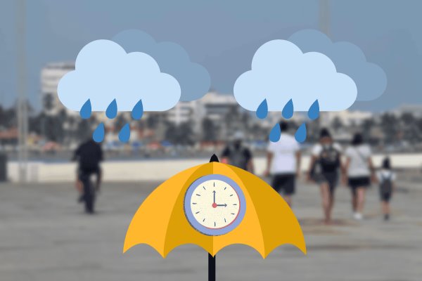 ¿A qué hora va a llover en Veracruz este viernes 5 de julio?