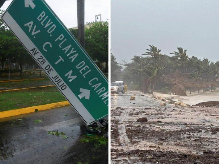 Huracán Beryl: así impactó Quintana Roo durante la madrugada | FOTOS