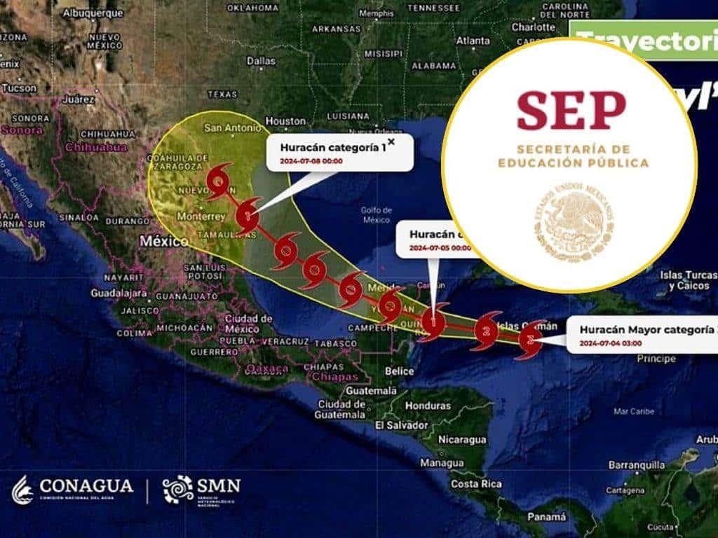 Huracán Beryl: ¿SEP suspenderá clases en Veracruz?