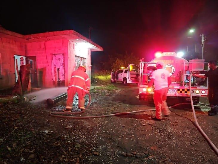 Fuga de gas provoca conato de incendio en vivida de Tlapacoyan