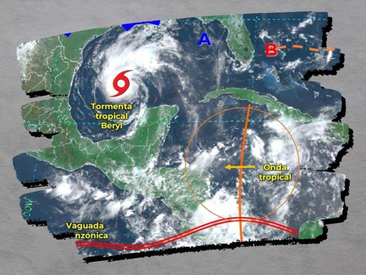 En seguimiento, nueva onda tropical cercana al Golfo de México