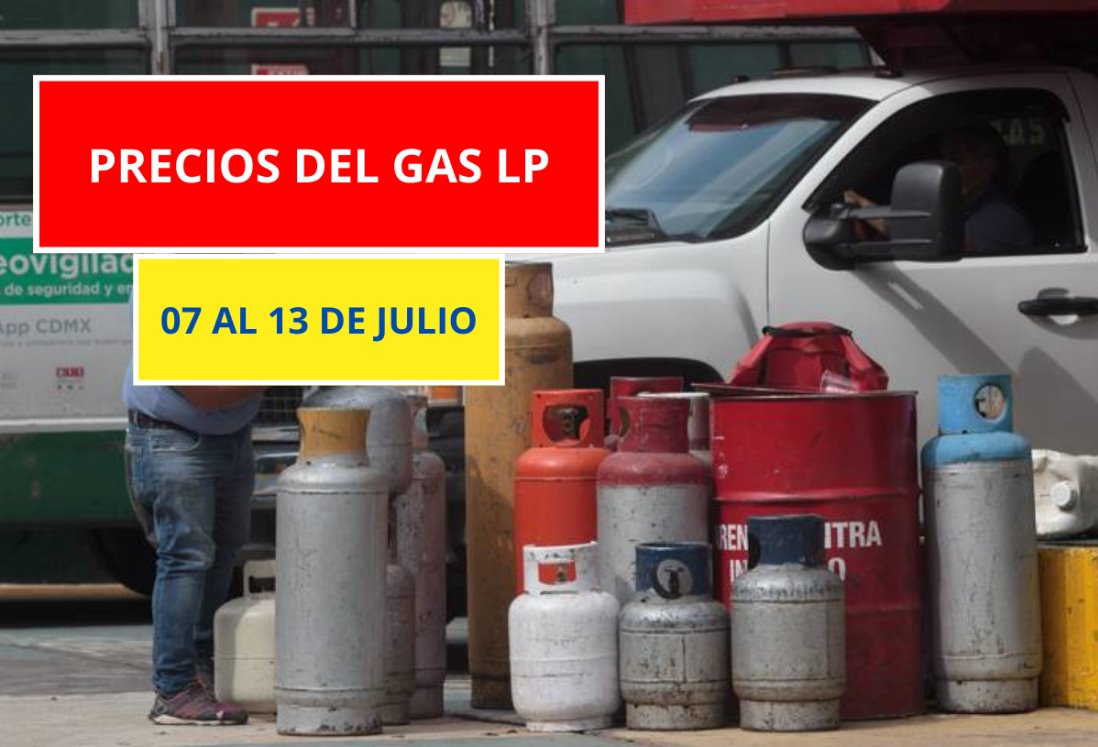Sube el precio del gas LP en Veracruz y Boca del Río del 7 al 13 de julio
