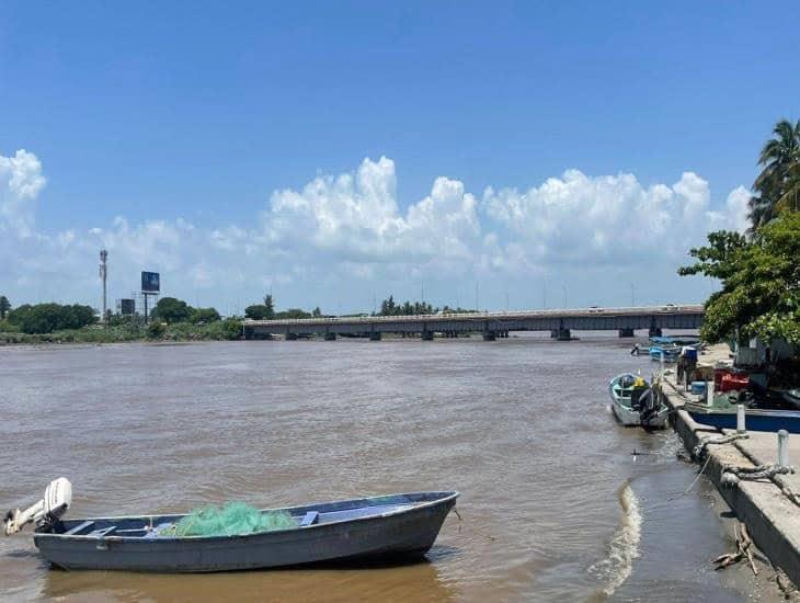 Pescadores de Boca del Río piden dragar el río Jamapa