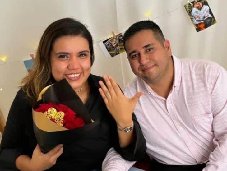 Alejandra Karina Beltrán y Ángel Rodolfo Delfín protagonizan pedida de mano