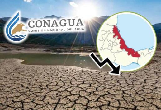 Desciende a 46 el número de municipios con sequía en Veracruz: Conagua