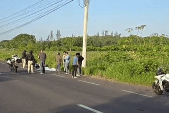 Joven motociclista fallece tras derrapar en carretera Veracruz-Córdoba