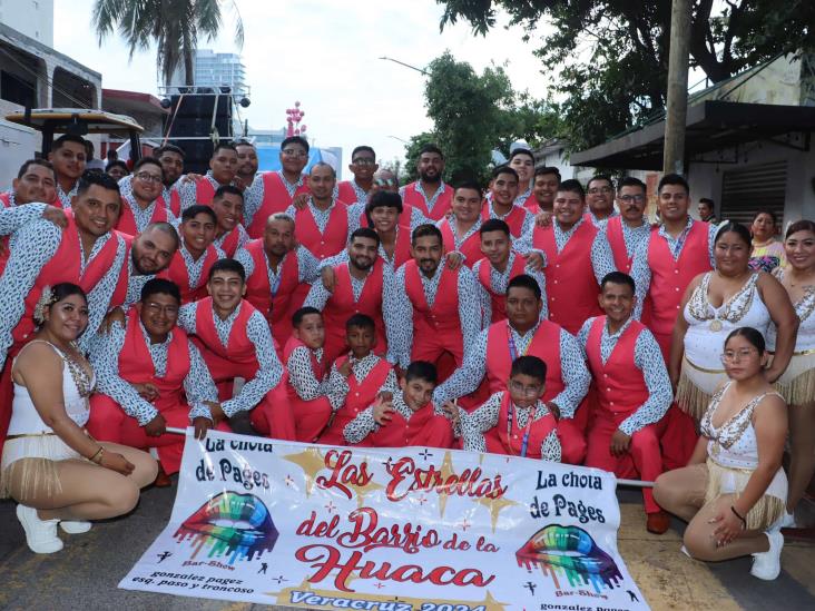Realizan y disfrutan paseo en el Carnaval de Veracruz 2024