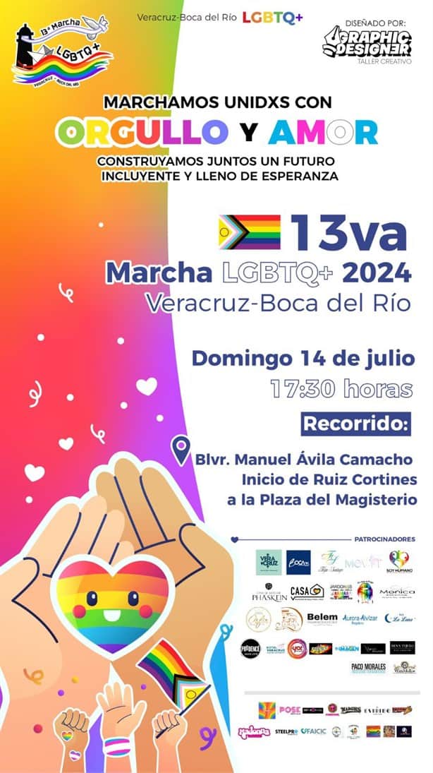 Alistan Marcha LGBTIQ+ en el bulevar costero de Veracruz; checa la fecha