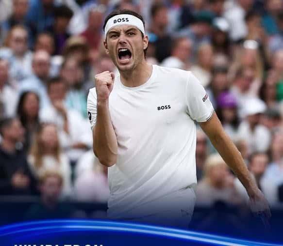 Destacan triunfos de Taylor Fritz y Djokovic en Wimbledon