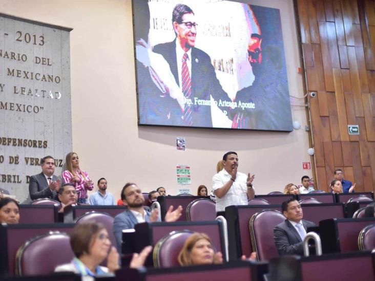 Rinde LXVI Legislatura homenaje al diputado Fernando Arteaga