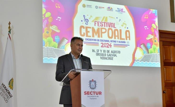 Presentan Festival Cempoala 2024 a realizarse en Úrsulo Galván, checa