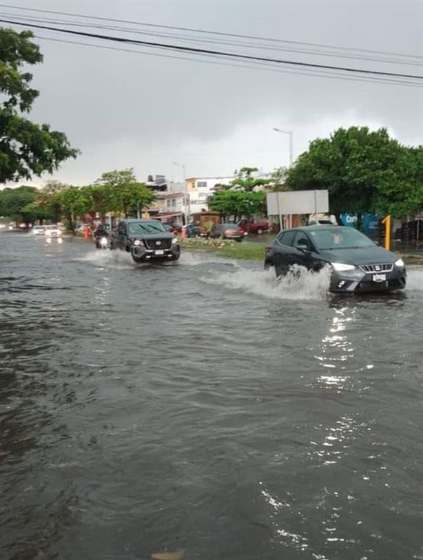 Veracruz, bajo el agua; fuerte lluvia inunda varias zonas del puerto (+Video)