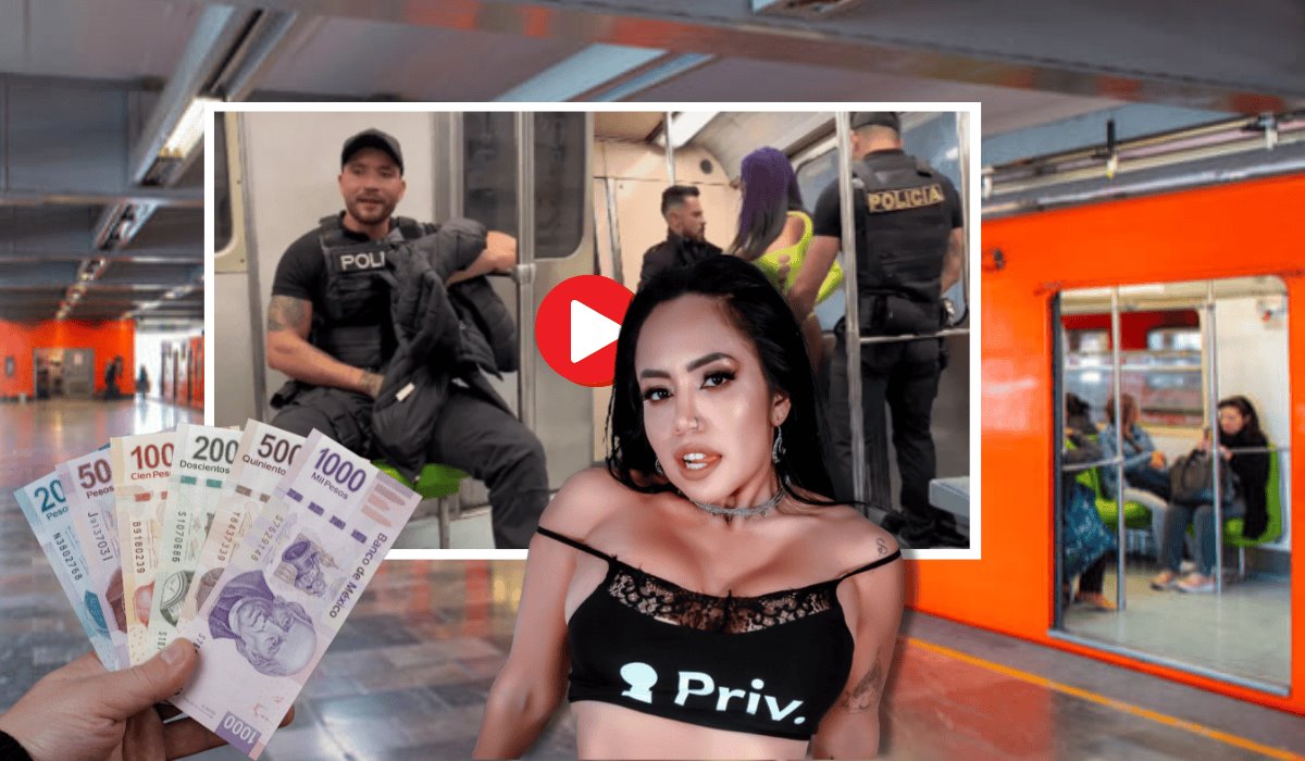 Video de Mujer Luna Bella en el metro de la CDMX Esto enfrentaría de