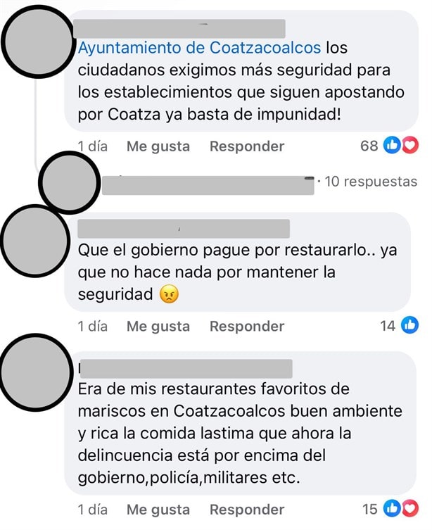 Restaurante Langostinos: así lo despidieron en Facebook tras el ataque con bombas molotov