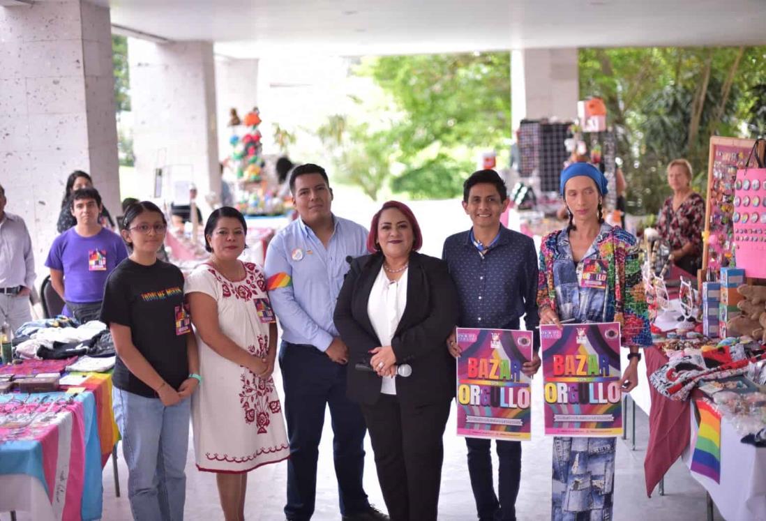 Presentan en el Congreso de Veracruz el bazar organizado por Orgullo Xalapa, A. C.