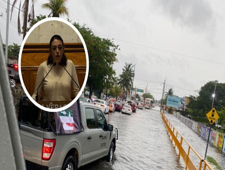 PC estatal confirma 1 fallecimiento y 5 refugiados por lluvias en Veracruz y Boca del Río