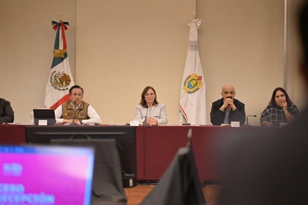 Rocío Nahle y Cuitláhuac García inician transición gubernamental en Casa Veracruz