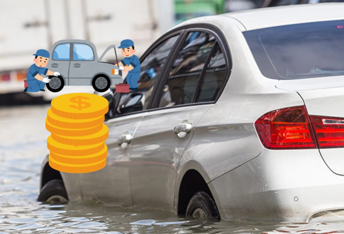 Hasta 30 mil pesos cuesta reparar un auto afectado por inundaciones en Veracruz