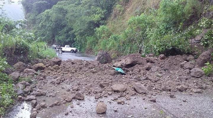 Deslave en la sierra de Misantla; PC  municipal mantiene alerta