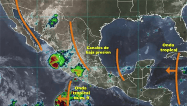 Onda Tropical 9: ¿cuándo llega a México y qué estados serán afectados?