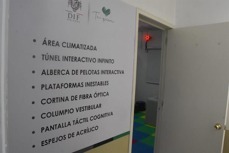 Presentan Nueva Sala Multisensorial en DIF Orizaba para niños con trastornos (+Video)