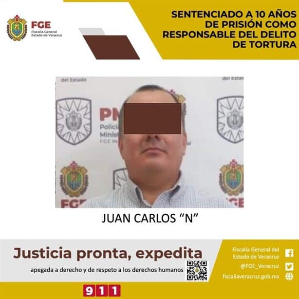 Sentencian a exfuncionario de la Fiscalía de Veracruz por el delito de tortura