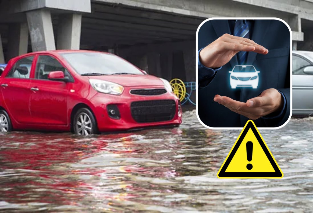 ¿Tu auto se quedó varado en medio de una inundación? Estos son los seguros que te protegen, según Condusef