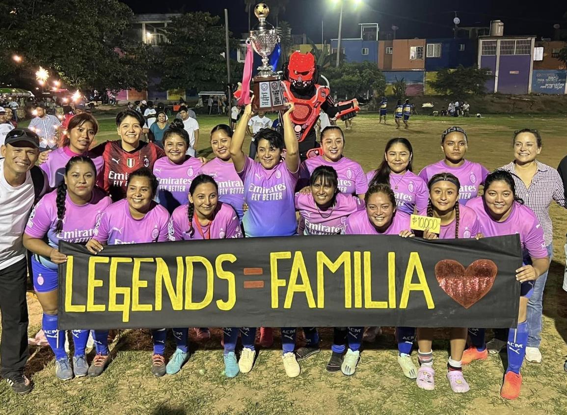 Legends se agenció el título en el futbol Chichihua II