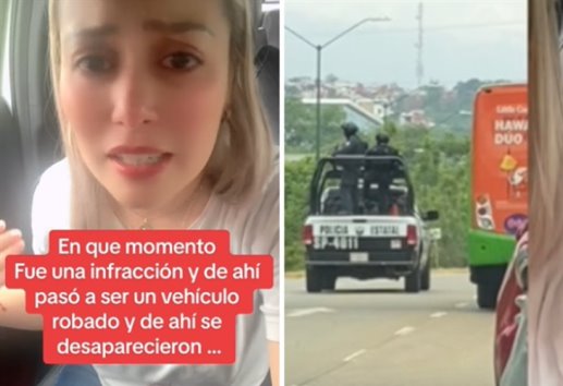 Tiktoker sufre intento de robo de camioneta por parte de policías en Xalapa
