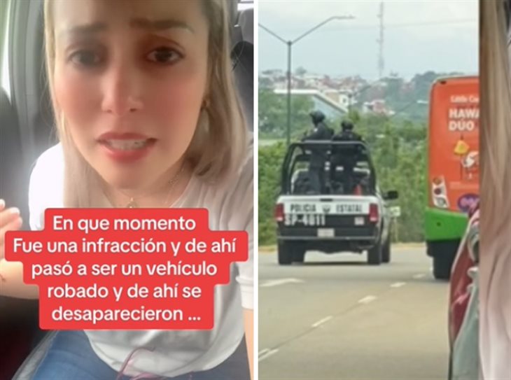 Tiktoker sufre intento de robo de camioneta por parte de policías en Xalapa