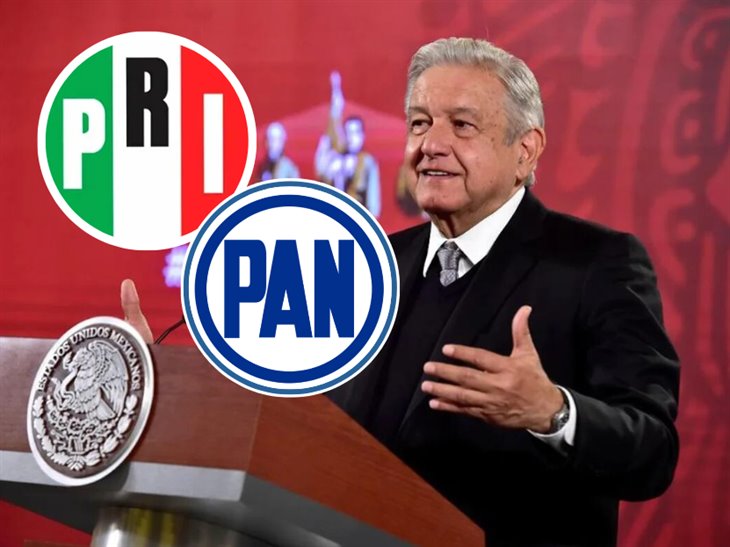 AMLO expone acuerdo político del PRI y PAN para repartir candidaturas