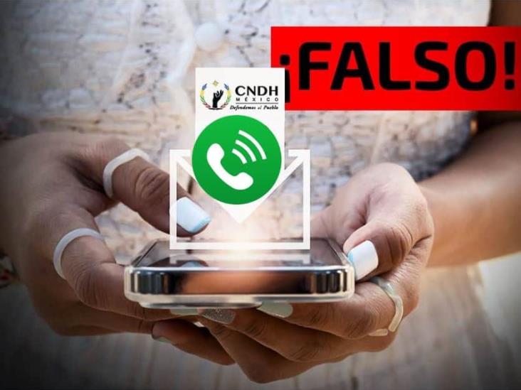 CNDH alerta por estafa vía WhatsApp para robar tus datos personales