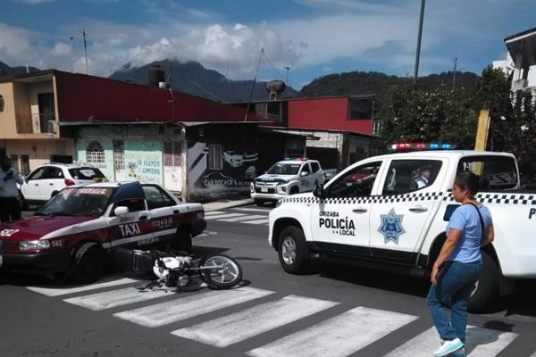 ¡Doble percance! Se registran dos accidentes automovilísticos en Orizaba