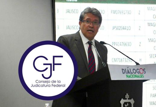 Exhibe Ricardo Monreal ´corrupción e ineficiencia´ del Consejo de la Judicatura Federal