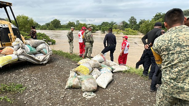 Robo de charnela en muro de Río Cazones incrementó riesgo de inundación en Poza Rica