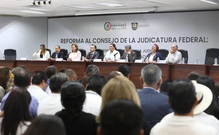 Congreso participa en Diálogos Nacionales sobre Reforma al Poder Judicial