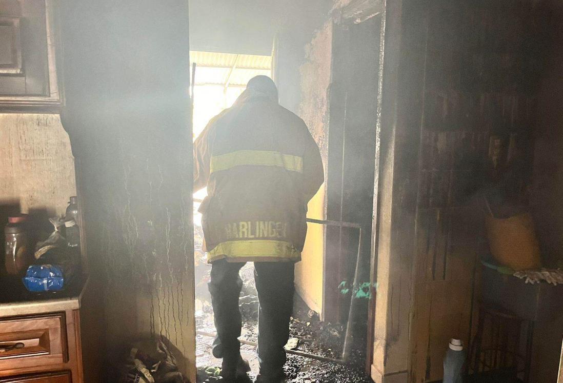 Cortocircuito provoca incendio en una vivienda de Cempoala, Veracruz