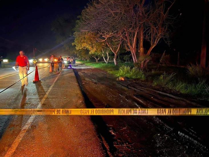 Fatal accidente en libramiento de Martínez de la Torre