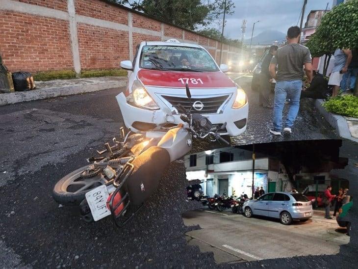 Se reportaron dos accidentes en distintos puntos del municipio de Orizaba